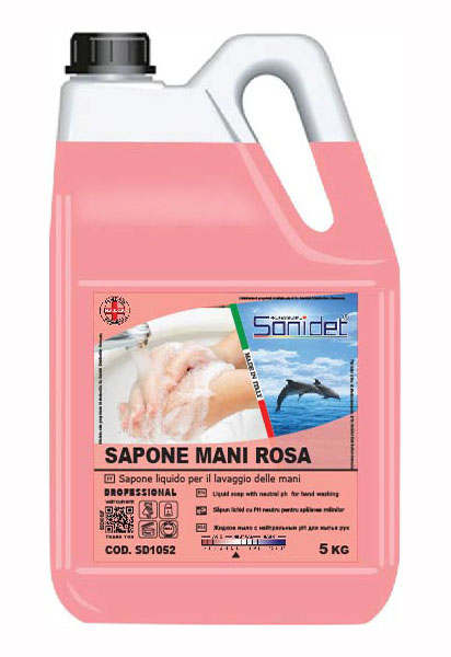 SANIDET PROFESSIONAL  SAPONE MANI ROSA - 5 KG